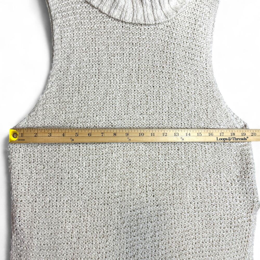 Free People Knit Sweater Tunic Dress S Boho Cozycore Minimalist Fall Layering - Picture 11 of 12